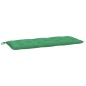 vidaXL Cuscino per Panca Verde 120x(50+50)x7 cm in Tessuto Oxford