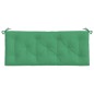 vidaXL Cuscino per Panca Verde 120x(50+50)x7 cm in Tessuto Oxford