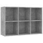 Libreria/Credenza Grigio Cemento 66x30x97,8 cm in Truciolato Libreria/Credenza Grigio Cemento 66x30x97,8 cm in Truciolato