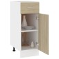 Armadio con Cassetto Rovere Sonoma 30x46x81,5 cm in Truciolato
