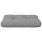 vidaXL Cuscino per Pallet Grigio 50x40x12 cm in Tessuto