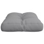 vidaXL Cuscino per Pallet Grigio 50x40x12 cm in Tessuto