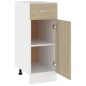 Armadio con Cassetto Rovere Sonoma 30x46x81,5 cm in Truciolato