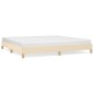 vidaXL Giroletto Crema 200x200 cm in Tessuto