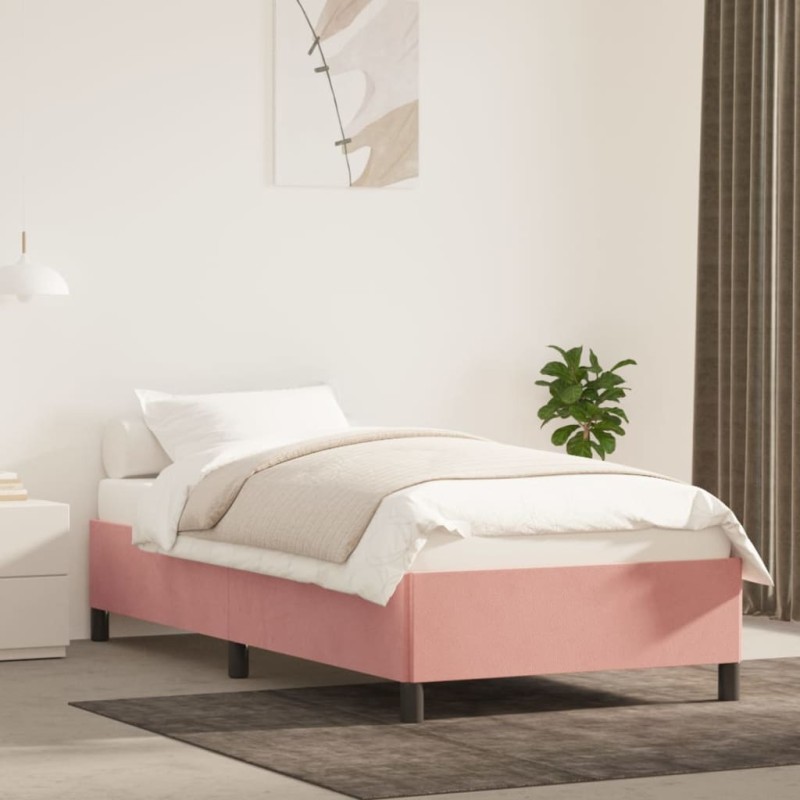 vidaXL Giroletto Rosa 80x200 cm in Velluto vidaXL Giroletto Rosa 80x200 cm in Velluto