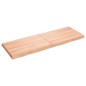 vidaXL Piano Tavolo Marrone Chiaro 140x50x6 cm in Rovere Non Trattato vidaXL Piano Tavolo Marrone Chiaro 140x50x6 cm in Rovere Non Trattato