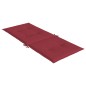 vidaXL Cuscini per Sedie 4 pz Rosso Vino 120x50x3 cm in Tessuto vidaXL Cuscini per Sedie 4 pz Rosso Vino 120x50x3 cm in Tessuto
