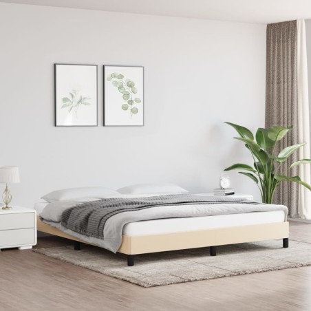 vidaXL Giroletto Crema 180x200 cm in Tessuto