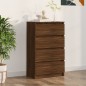 vidaXL Credenza Rovere Marrone 60x35x98,5 cm in Legno Multistrato vidaXL Credenza Rovere Marrone 60x35x98,5 cm in Legno Multistrato