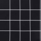 vidaXL Cuscino Panca Giardino Motivo a Quadri Nero 200x50x7 cm Tessuto
