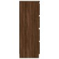 vidaXL Credenza Rovere Marrone 60x35x98,5 cm in Legno Multistrato vidaXL Credenza Rovere Marrone 60x35x98,5 cm in Legno Multistrato