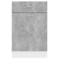 Armadio con Cassetto Grigio Cemento 50x46x81,5 cm in Truciolato Armadio con Cassetto Grigio Cemento 50x46x81,5 cm in Truciolato