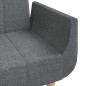 vidaXL Divano Letto a 2 Posti con 2 Cuscini Grigio Chiaro in Tessuto vidaXL Divano Letto a 2 Posti con 2 Cuscini Grigio Chiaro in Tessuto