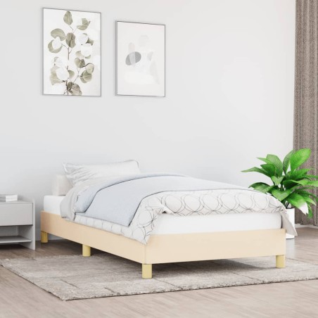 vidaXL Giroletto Crema 80x200 cm in Tessuto
