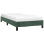 vidaXL Giroletto Verde Scuro 90x200 cm in Velluto vidaXL Giroletto Verde Scuro 90x200 cm in Velluto