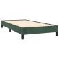 vidaXL Giroletto Verde Scuro 90x200 cm in Velluto vidaXL Giroletto Verde Scuro 90x200 cm in Velluto