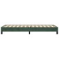 vidaXL Giroletto Verde Scuro 90x200 cm in Velluto vidaXL Giroletto Verde Scuro 90x200 cm in Velluto