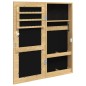 vidaXL Armadio Portagioie con Specchio a Muro 30x8,5x67 cm vidaXL Armadio Portagioie con Specchio a Muro 30x8,5x67 cm