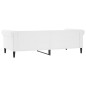 vidaXL Letto da Giorno Bianco 90x200 cm in Similpelle