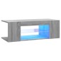 Mobile Porta TV con Luci LED Grigio Sonoma 90x39x30 cm Mobile Porta TV con Luci LED Grigio Sonoma 90x39x30 cm