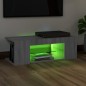 Mobile Porta TV con Luci LED Grigio Sonoma 90x39x30 cm Mobile Porta TV con Luci LED Grigio Sonoma 90x39x30 cm