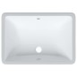 vidaXL Lavandino da Bagno Bianco 52x38,5x19,5 cm Rettangolare Ceramica vidaXL Lavandino da Bagno Bianco 52x38,5x19,5 cm Rettangolare Ceramica