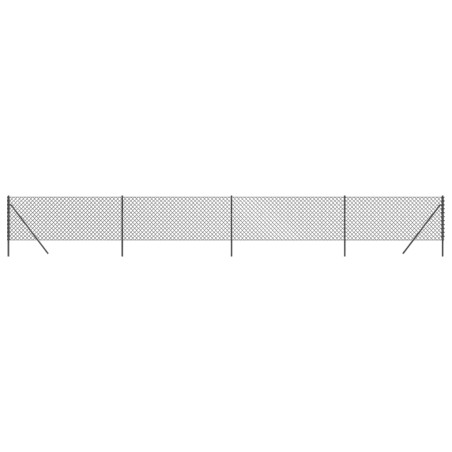 vidaXL Recinzione a Rete Antracite 1,1x10 m