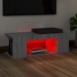 Mobile Porta TV con Luci LED Grigio Sonoma 90x39x30 cm Mobile Porta TV con Luci LED Grigio Sonoma 90x39x30 cm
