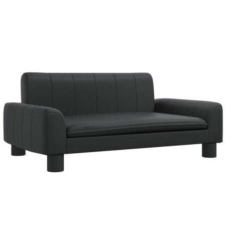 vidaXL Lettino per Cani Nero 70x45x30 cm in Similpelle
