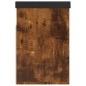 vidaXL Scarpiera con Cuscino Rovere Fumo 80x30x47 cm in Truciolato vidaXL Scarpiera con Cuscino Rovere Fumo 80x30x47 cm in Truciolato