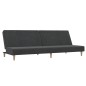 vidaXL Divano Letto a 2 Posti Grigio Scuro in Tessuto vidaXL Divano Letto a 2 Posti Grigio Scuro in Tessuto