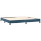 vidaXL Giroletto Blu Scuro 200x200 cm in Velluto vidaXL Giroletto Blu Scuro 200x200 cm in Velluto