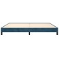vidaXL Giroletto Blu Scuro 200x200 cm in Velluto vidaXL Giroletto Blu Scuro 200x200 cm in Velluto