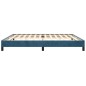 vidaXL Giroletto Blu Scuro 200x200 cm in Velluto vidaXL Giroletto Blu Scuro 200x200 cm in Velluto