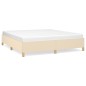 vidaXL Giroletto senza Materasso Crema 160x200 cm in Tessuto vidaXL Giroletto senza Materasso Crema 160x200 cm in Tessuto