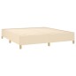 vidaXL Giroletto senza Materasso Crema 160x200 cm in Tessuto vidaXL Giroletto senza Materasso Crema 160x200 cm in Tessuto