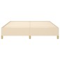 vidaXL Giroletto senza Materasso Crema 160x200 cm in Tessuto vidaXL Giroletto senza Materasso Crema 160x200 cm in Tessuto