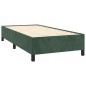 vidaXL Giroletto Verde Scuro 80x200 cm in Velluto vidaXL Giroletto Verde Scuro 80x200 cm in Velluto