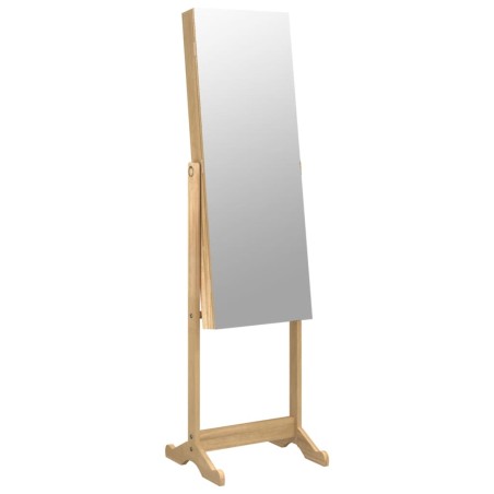 vidaXL Armadio Portagioie Specchio Autoportante 42x38x152 cm