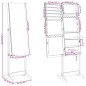 vidaXL Armadio Portagioie Specchio Autoportante 42x38x152 cm