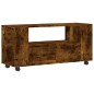 vidaXL Mobile TV Rovere Fumo 102x34,5x43 cm in Legno Multistrato