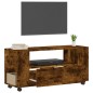 vidaXL Mobile TV Rovere Fumo 102x34,5x43 cm in Legno Multistrato