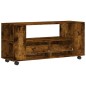 vidaXL Mobile TV Rovere Fumo 102x34,5x43 cm in Legno Multistrato