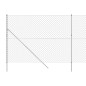 vidaXL Recinzione a Rete Argento 1,6x10 m vidaXL Recinzione a Rete Argento 1,6x10 m
