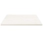 vidaXL Piano Tavolo Bianco 80x80x2,5cm Legno Massello di Pino Quadrato vidaXL Piano Tavolo Bianco 80x80x2,5cm Legno Massello di Pino Quadrato