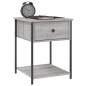 vidaXL Comodino Grigio Sonoma 44x45x58 cm in Legno Multistrato