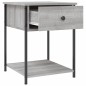 vidaXL Comodino Grigio Sonoma 44x45x58 cm in Legno Multistrato