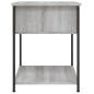 vidaXL Comodino Grigio Sonoma 44x45x58 cm in Legno Multistrato