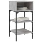 vidaXL Comodino Grigio Sonoma 35x34,5x70 cm in Legno Multistrato vidaXL Comodino Grigio Sonoma 35x34,5x70 cm in Legno Multistrato