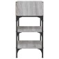 vidaXL Comodino Grigio Sonoma 35x34,5x70 cm in Legno Multistrato vidaXL Comodino Grigio Sonoma 35x34,5x70 cm in Legno Multistrato